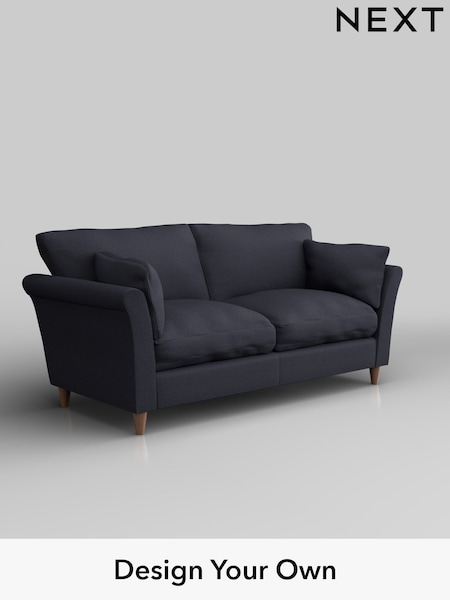 Tweedy Blend Easy Clean/Dark Slate Blue Hartley Relaxed Sit (H36465) | £1,175