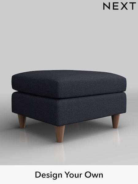 Tweedy Blend Easy Clean/Dark Slate Blue Elliot Highback (H36472) | £299