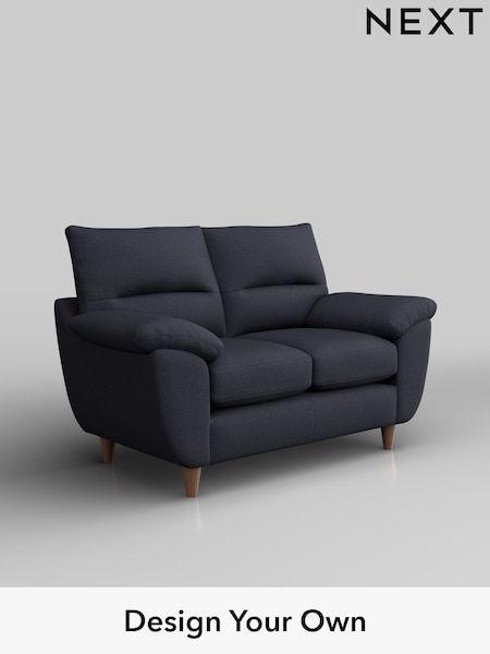 Tweedy Blend Easy Clean/Dark Slate Blue Elliot Highback (H36472) | £875