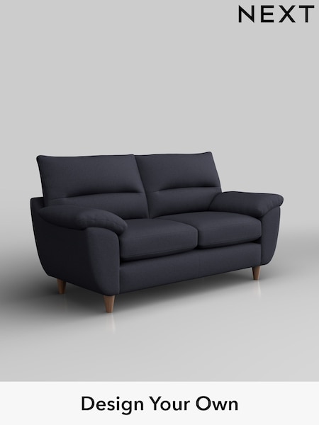 Tweedy Blend Easy Clean/Dark Slate Blue Elliot Highback (H36472) | £975