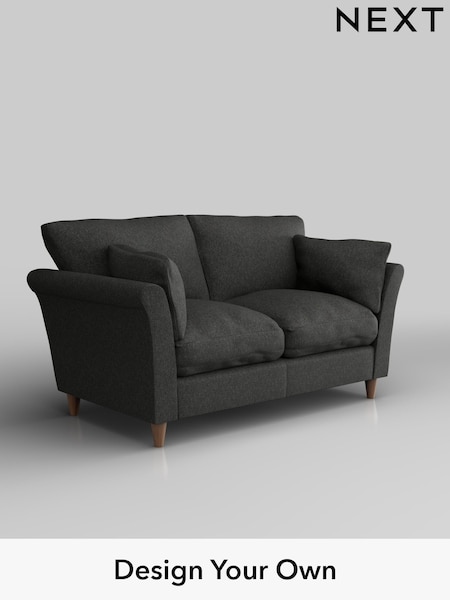 Tweedy Blend Easy Clean/Charcoal Grey Hartley Relaxed Sit (H36473) | £975