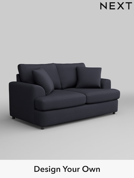 Tweedy Blend Easy Clean/Dark Slate Blue Parker Platform (H36476) | £1,050