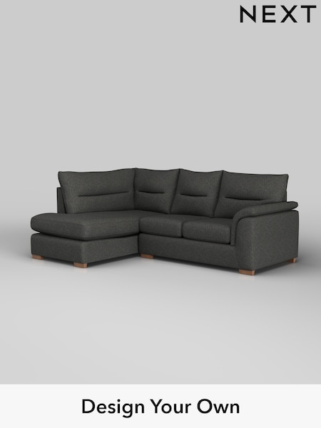 Tweedy Blend Easy Clean/Charcoal Grey Hayden Highback (H36479) | £1,725