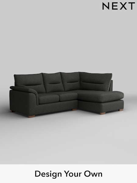 Tweedy Blend Easy Clean/Charcoal Grey Hayden Highback (H36479) | £1,725