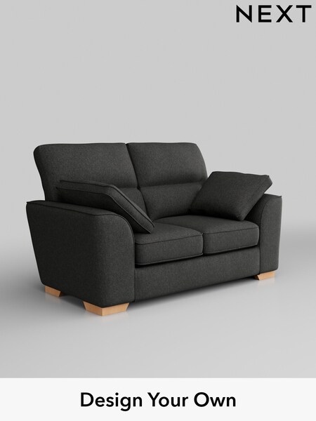 Tweedy Blend Easy Clean/Charcoal Grey Stamford Highback (H36483) | £975