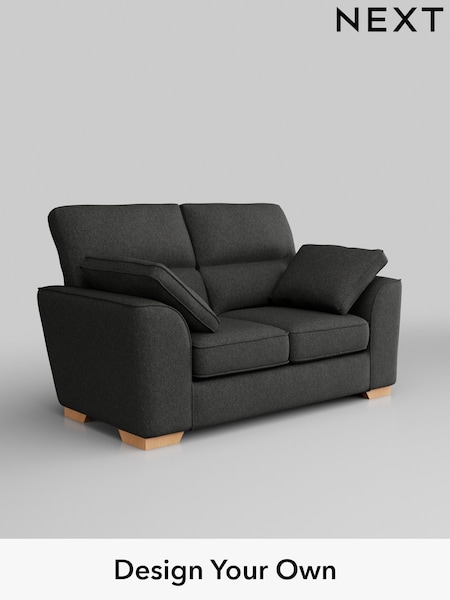 Tweedy Blend Easy Clean/Charcoal Grey Stamford Highback (H36483) | £975