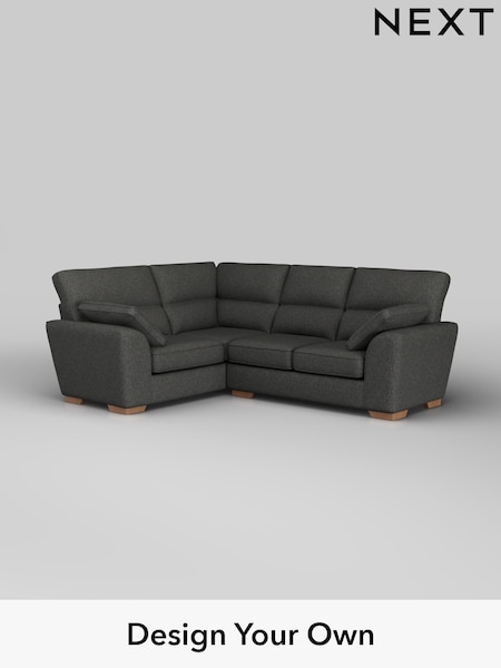 Tweedy Blend Easy Clean/Charcoal Grey Stamford Highback (H36483) | £1,999