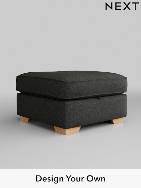 Tweedy Blend Easy Clean/Charcoal Grey Stamford Grand Relaxed Sit (H36484) | £450
