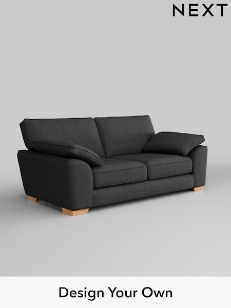 Tweedy Blend Easy Clean/Charcoal Grey Stamford Grand Relaxed Sit (H36484) | £1,599