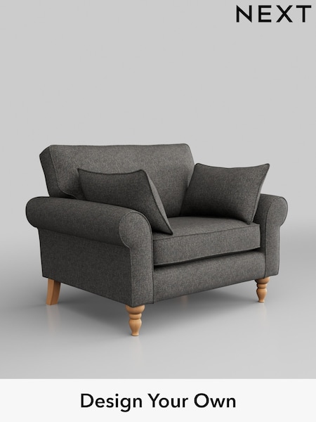 Tweedy Blend Easy Clean/Dark Grey Mallory (H36486) | £625