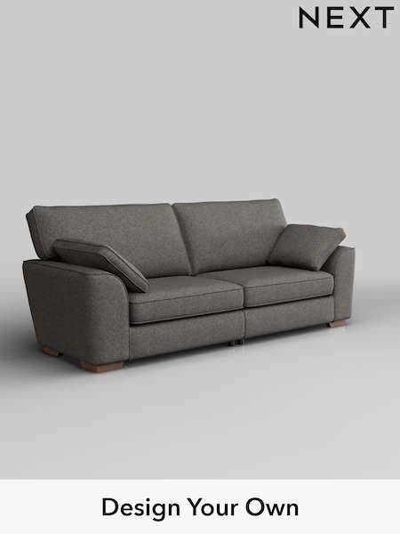 Tweedy Blend Easy Clean/Dark Grey Stamford (H36487) | £1,225