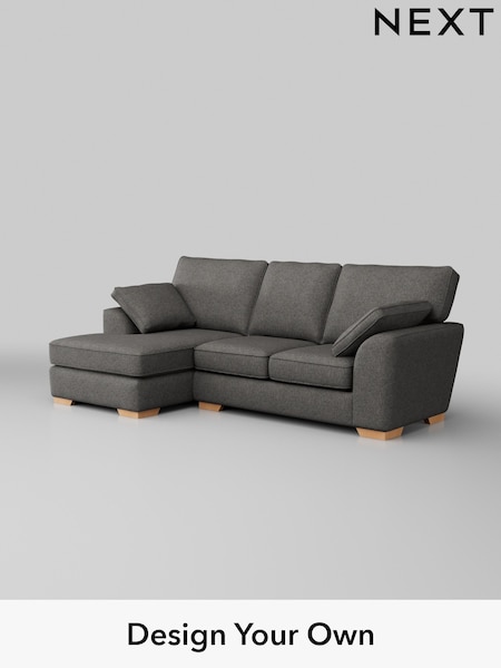 Tweedy Blend Easy Clean/Dark Grey Stamford (H36487) | £1,650