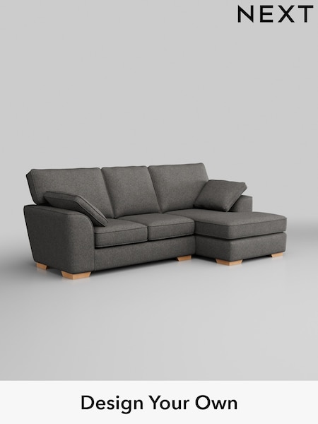 Tweedy Blend Easy Clean/Dark Grey Stamford (H36487) | £1,650
