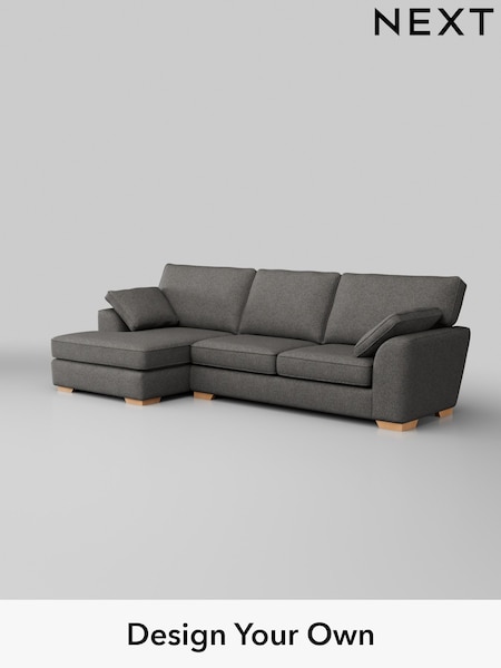 Tweedy Blend Easy Clean/Dark Grey Stamford (H36487) | £1,799
