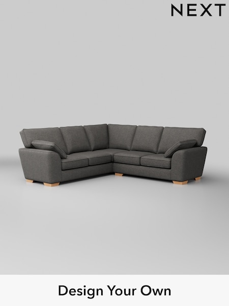 Tweedy Blend Easy Clean/Dark Grey Stamford (H36487) | £2,199