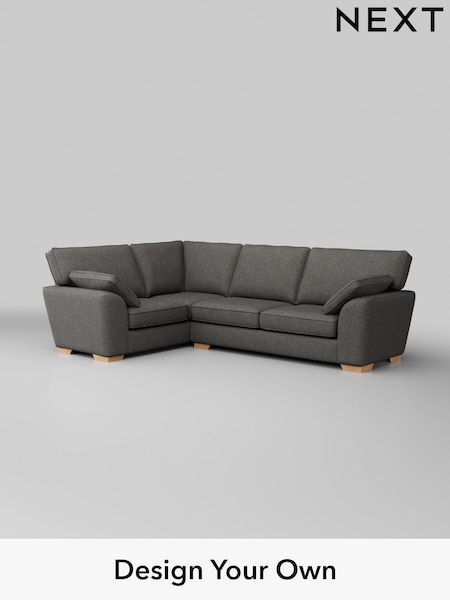 Tweedy Blend Easy Clean/Dark Grey Stamford (H36487) | £1,925