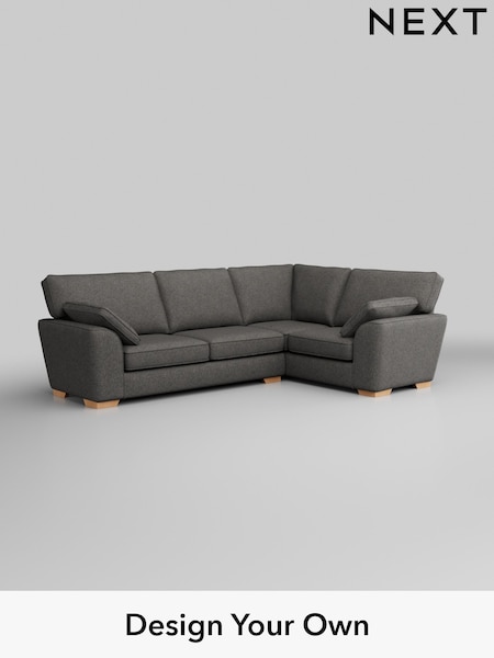 Tweedy Blend Easy Clean/Dark Grey Stamford (H36487) | £1,925