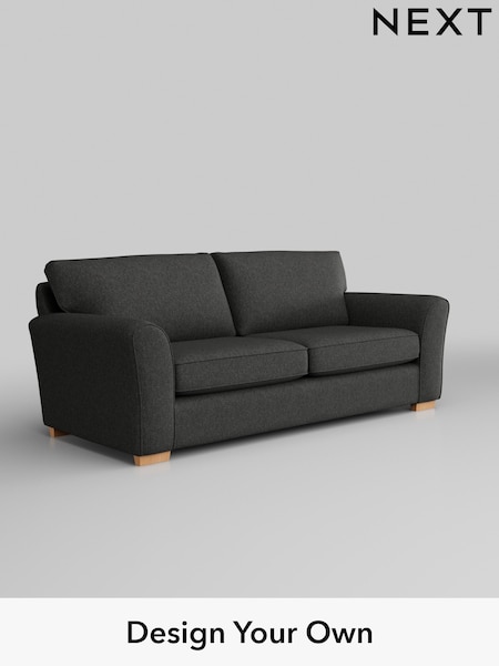 Tweedy Blend Easy Clean/Charcoal Grey Michigan Ii (H36489) | £975