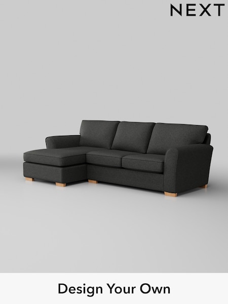Tweedy Blend Easy Clean/Charcoal Grey Michigan Ii (H36489) | £1,425