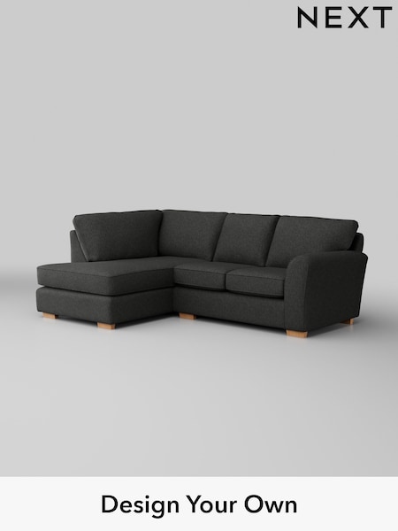 Tweedy Blend Easy Clean/Charcoal Grey Michigan Ii (H36489) | £1,350