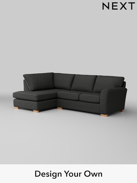 Tweedy Blend Easy Clean/Charcoal Grey Michigan Ii (H36489) | £1,450