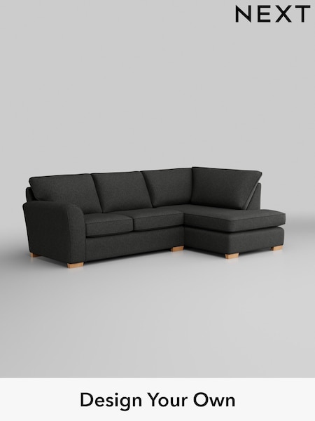 Tweedy Blend Easy Clean/Charcoal Grey Michigan Ii (H36489) | £1,450