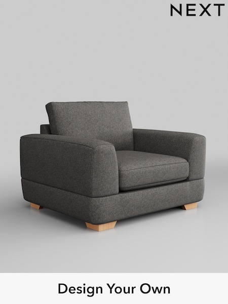 Tweedy Blend Easy Clean/Dark Grey Clayton (H36490) | £750