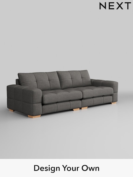 Tweedy Blend Easy Clean/Dark Grey Brooke Deep Sit (H36491) | £1,725