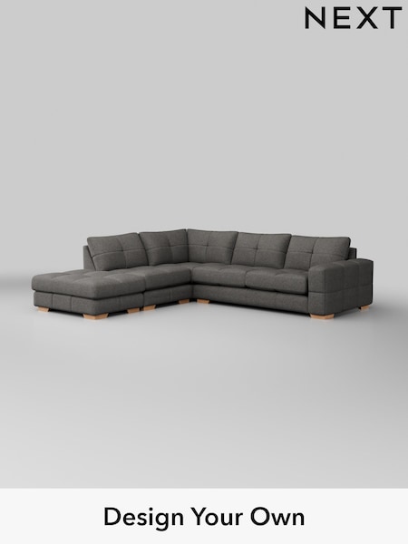 Tweedy Blend Easy Clean/Dark Grey Brooke Deep Sit (H36491) | £2,725