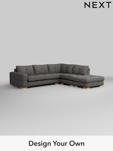 Tweedy Blend Easy Clean/Dark Grey Brooke Deep Sit (H36491) | £2,725