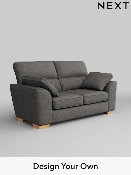 Tweedy Blend Easy Clean/Dark Grey Stamford Highback (H36496) | £1,075