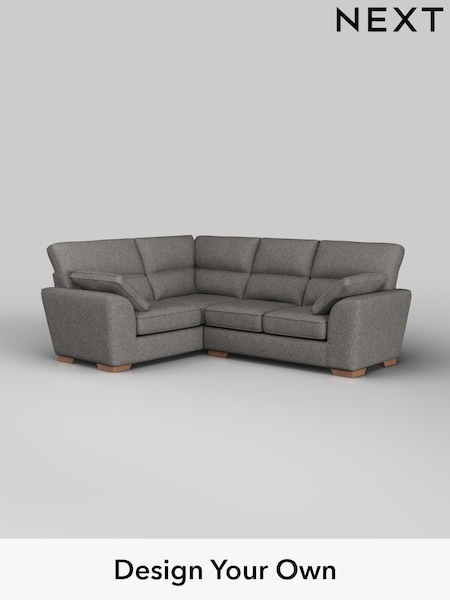 Tweedy Blend Easy Clean/Dark Grey Stamford Highback (H36496) | £1,999