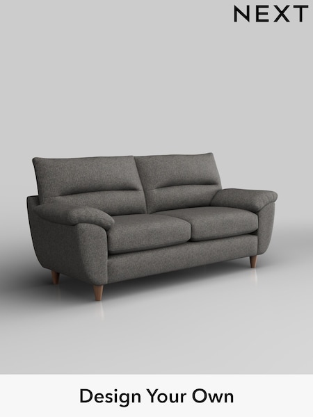 Tweedy Blend Easy Clean/Dark Grey Elliot Highback (H36497) | £1,075