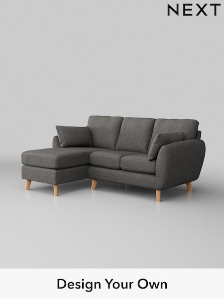 Tweedy Blend Easy Clean/Dark Grey Wilson (H36504) | £1,375