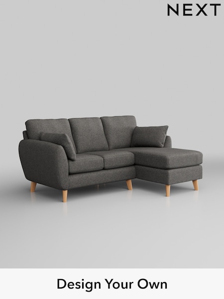 Tweedy Blend Easy Clean/Dark Grey Wilson (H36504) | £1,375
