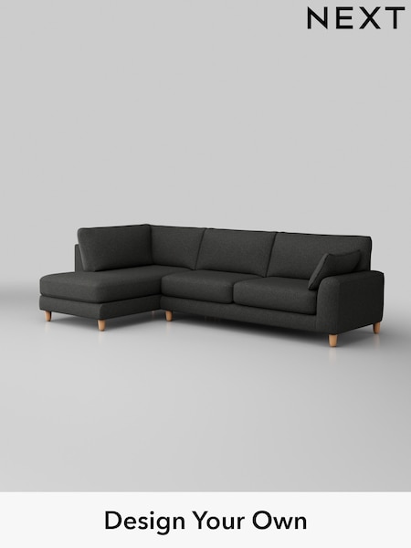 Tweedy Blend Easy Clean/Charcoal Grey Campbell (H36509) | £1,875