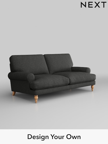 Tweedy Blend Easy Clean/Charcoal Grey Erin Deep Relaxed Sit (H36513) | £1,175