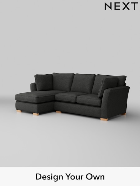 Tweedy Blend Easy Clean/Charcoal Grey Heath Highback (H36516) | £1,750