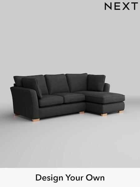 Tweedy Blend Easy Clean/Charcoal Grey Heath Highback (H36516) | £1,750