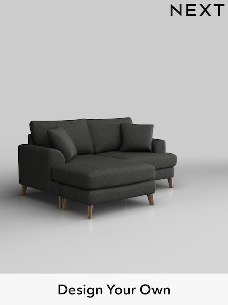 Tweedy Blend Easy Clean/Charcoal Grey Parker (H36521) | £1,450
