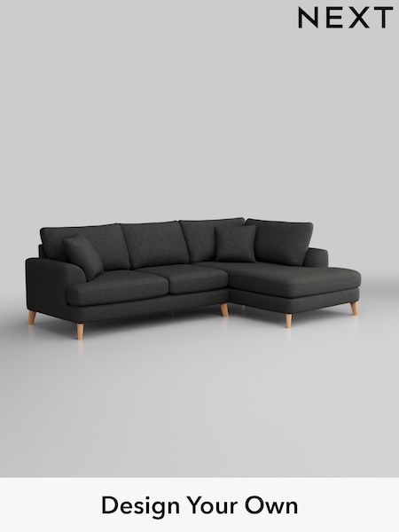 Tweedy Blend Easy Clean/Charcoal Grey Parker (H36521) | £2,099