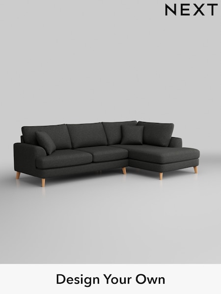 Tweedy Blend Easy Clean/Charcoal Grey Parker (H36521) | £2,199