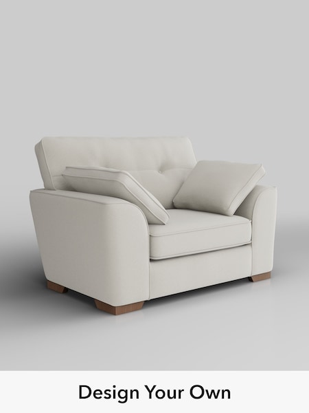 Ripple Chenille/Oyster Stamford Buttoned Back (H36531) | £899