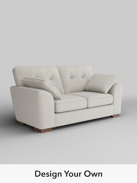 Ripple Chenille/Oyster Stamford Buttoned Back (H36531) | £1,199