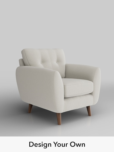 Ripple Chenille/Oyster Wilson Buttoned Back (H36539) | £599