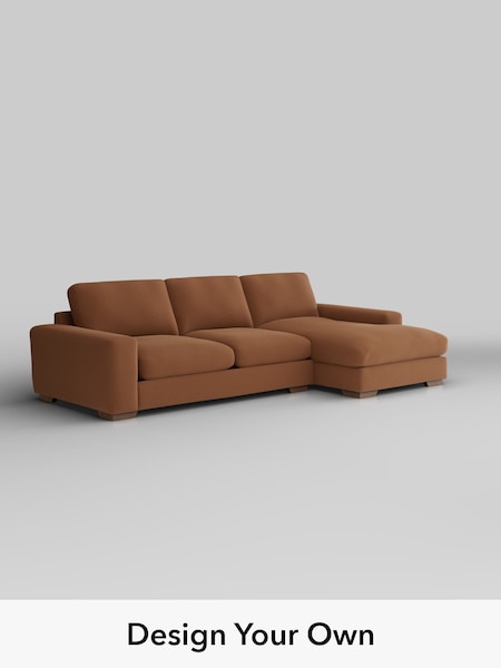 Ripple Chenille/Mid Rust Brown Houghton Deep Relaxed Sit (H36548) | £2,325