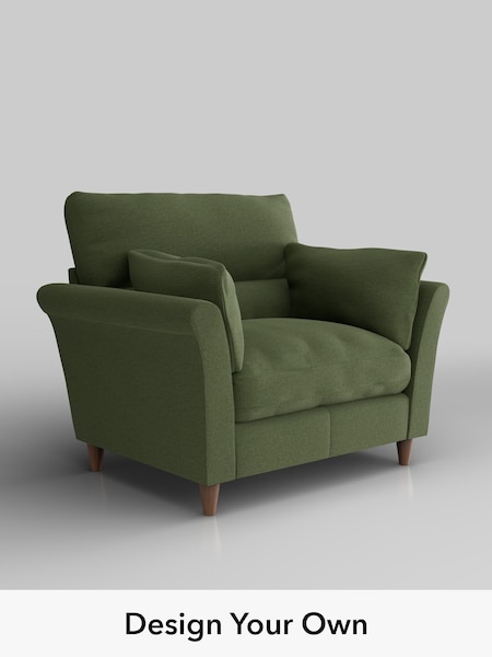 Ripple Chenille/Mid Moss Green Hartley Highback Relaxed Sit (H36555) | £975