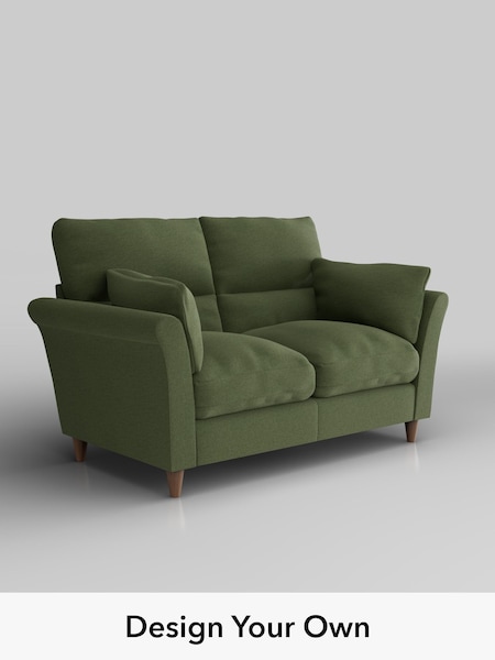 Ripple Chenille/Mid Moss Green Hartley Highback Relaxed Sit (H36555) | £1,125