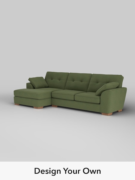 Ripple Chenille/Mid Moss Green Stamford Buttoned Back (H36557) | £2,025