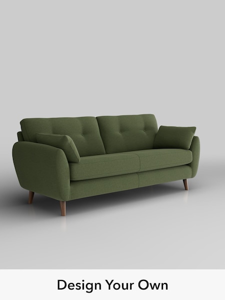 Ripple Chenille/Mid Moss Green Wilson Buttoned Back (H36561) | £1,150